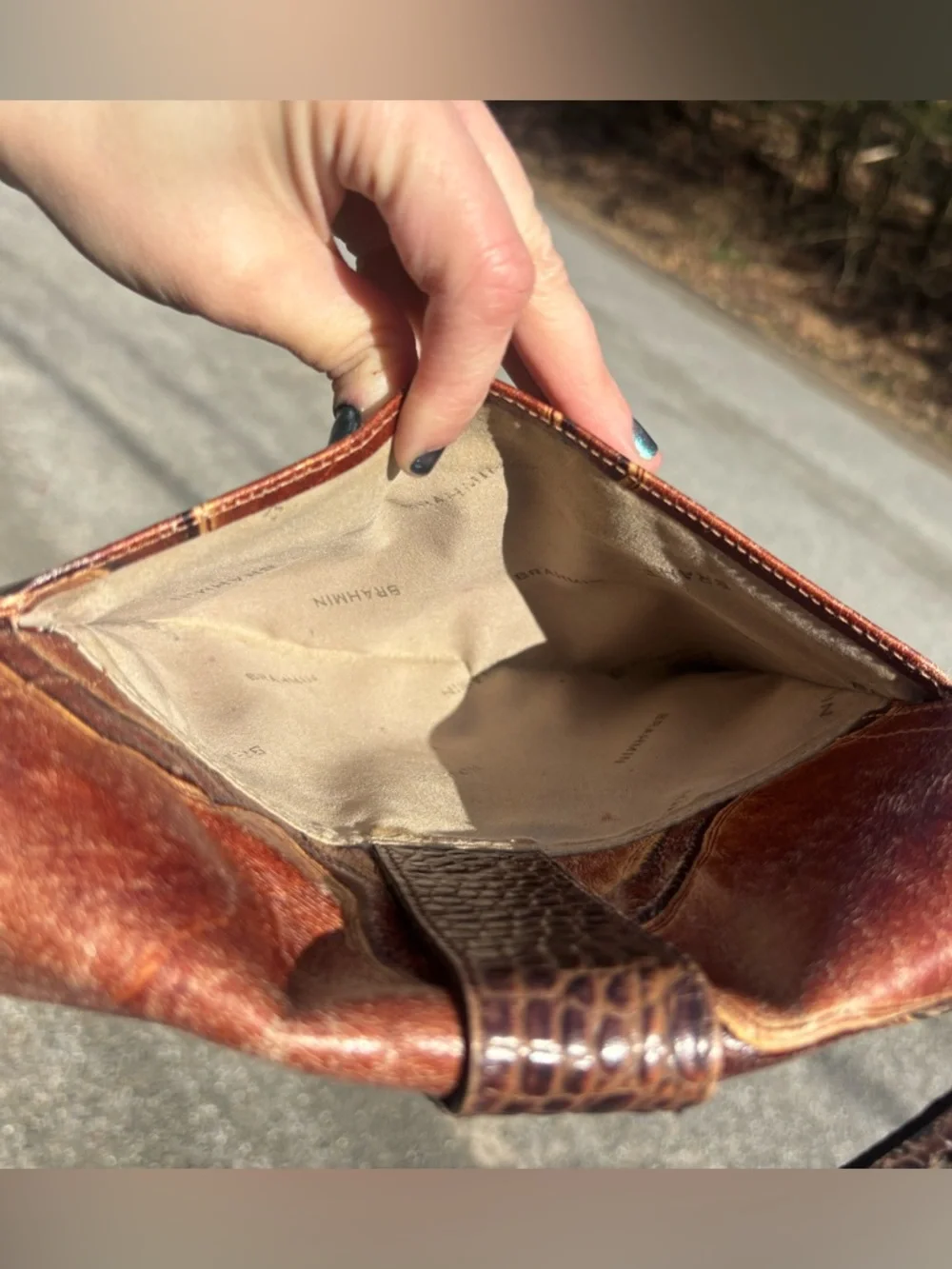 Brahmin Leather Crossbody Bag Limited Edition - Picture 11 of 17